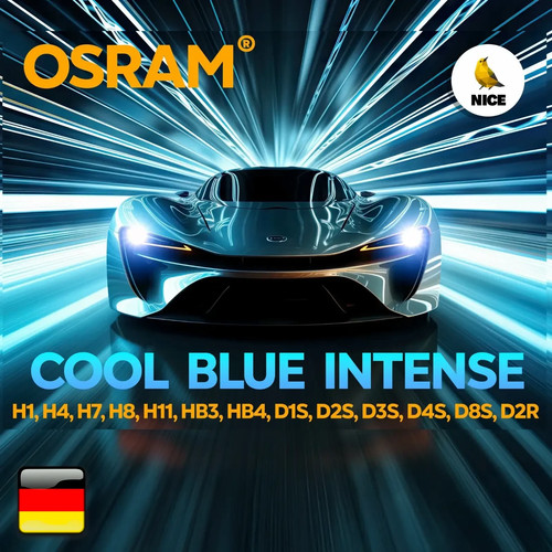 Osram cool blue intensе h4 - blue, h1