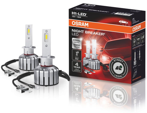 Osram led night breaker 2x - h1,